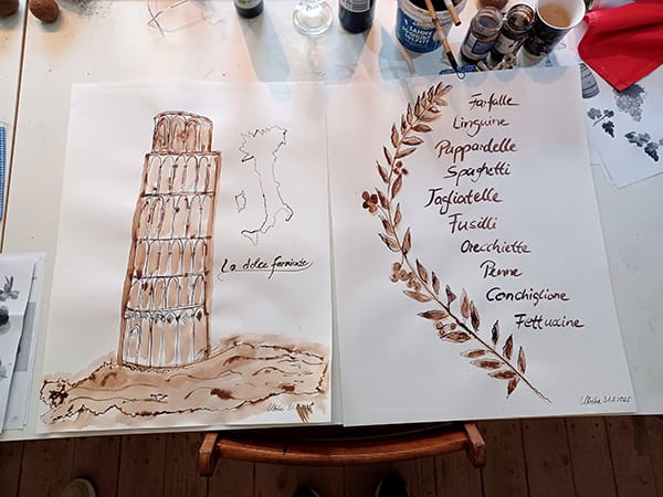 Genial-Zeichnen - Sommerzeichnen - Maja Oschmann - Vorortkurs - Bildcopyright - Ulrike Klute